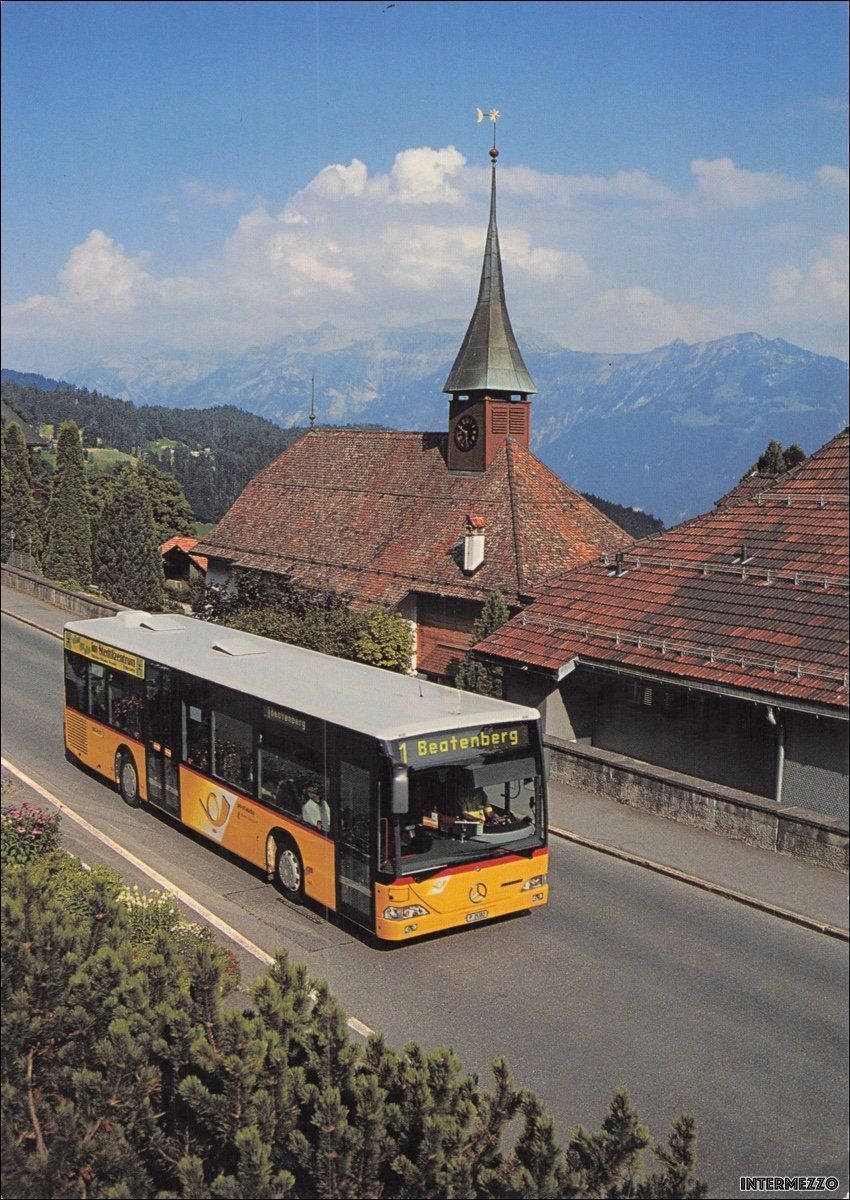 Cartoline postali: Postauto // Beatenberg // Mercedes – Usato da Basel venduto da intermezzo12
