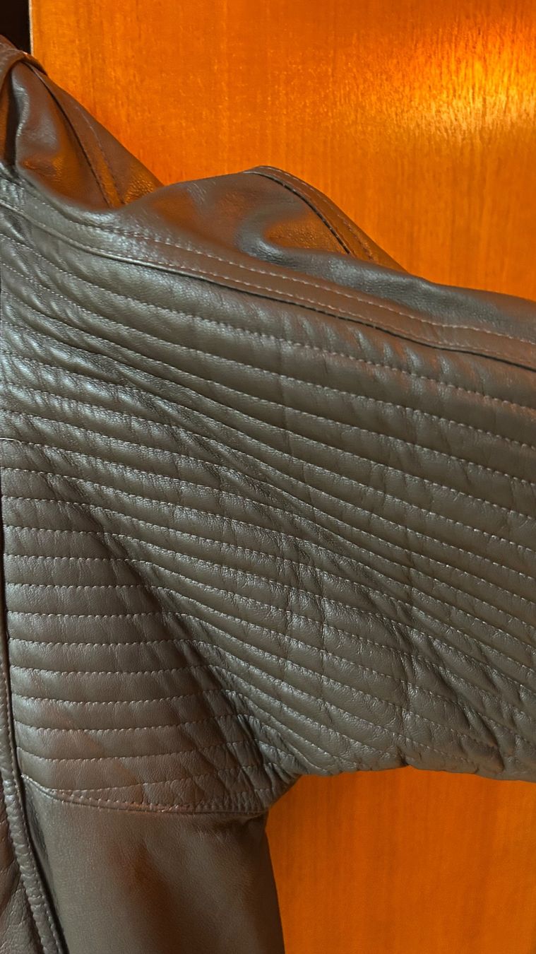 Jacken: Vintage Lederjacke / Leonardo Gr.54 – Gebraucht aus Neuhausen am Rheinfall von noelle0810 5