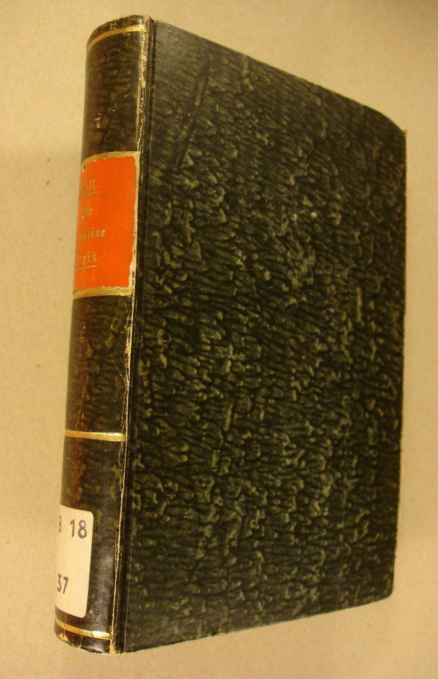Libri: JOHN STUART MILL: DIE INDUCTIVE LOGIK, PHILOSOPHIE, 1849 – Usato da Grüningen venduto da Kartensammler 1