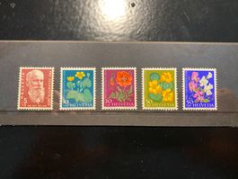 1959 / Pro Juventute serie / Nr: 178 - 182 / Postfrisch **