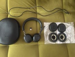 Jabra Evolve2 65 Headset mit Zubehör guter Zustand