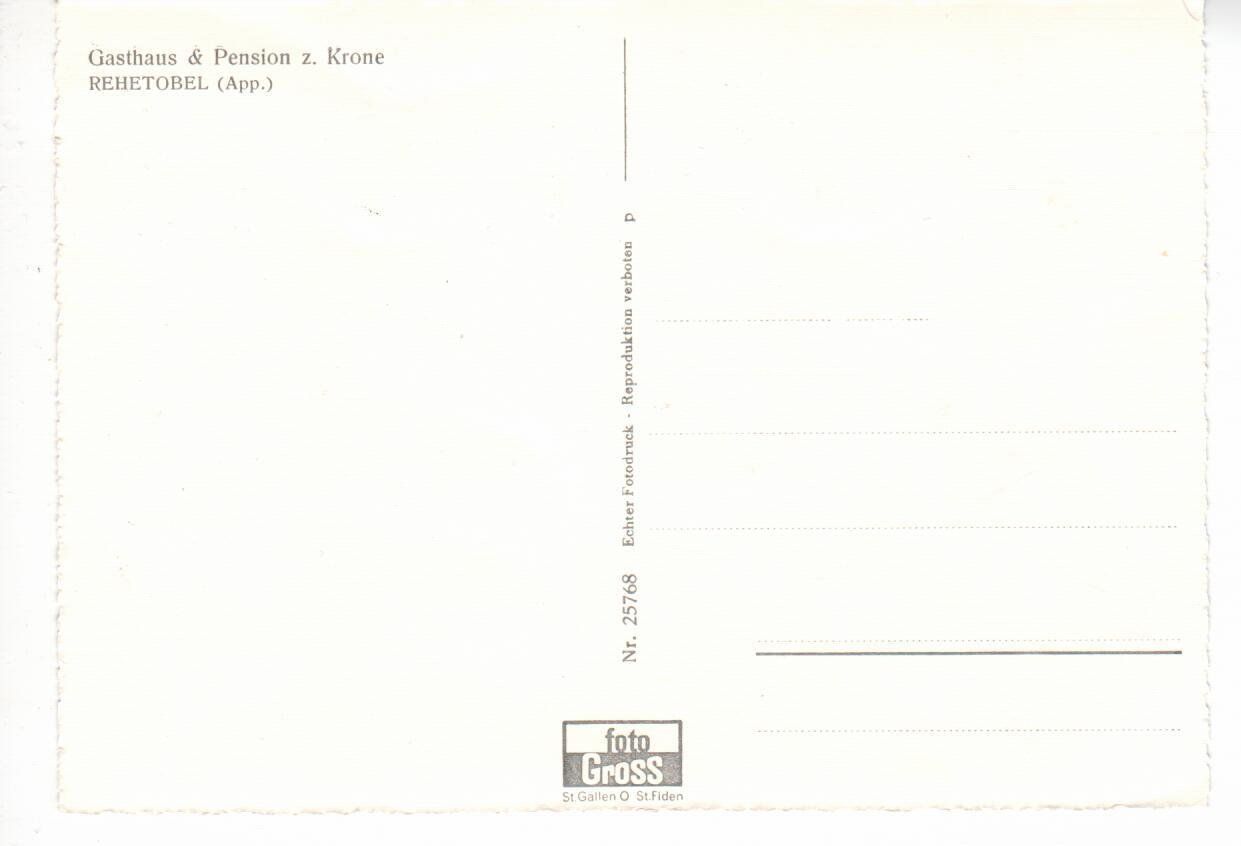 Cartoline postali: Gasthaus Krone Rehetobel – Usato da Wolhusen venduto da Curver9 1