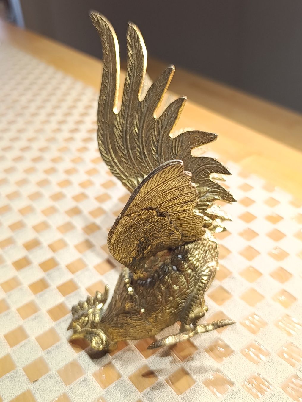Statuette: Vintage Kampf Hahn Bronze Top Zustand – Usato da Steffisburg venduto da 1.Schmuckschatulle 4