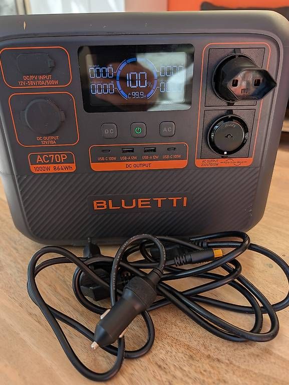 Akkus: Batterie nomade Bluetti AC70P – Gebraucht aus St-Aubin-Sauges von Scaps