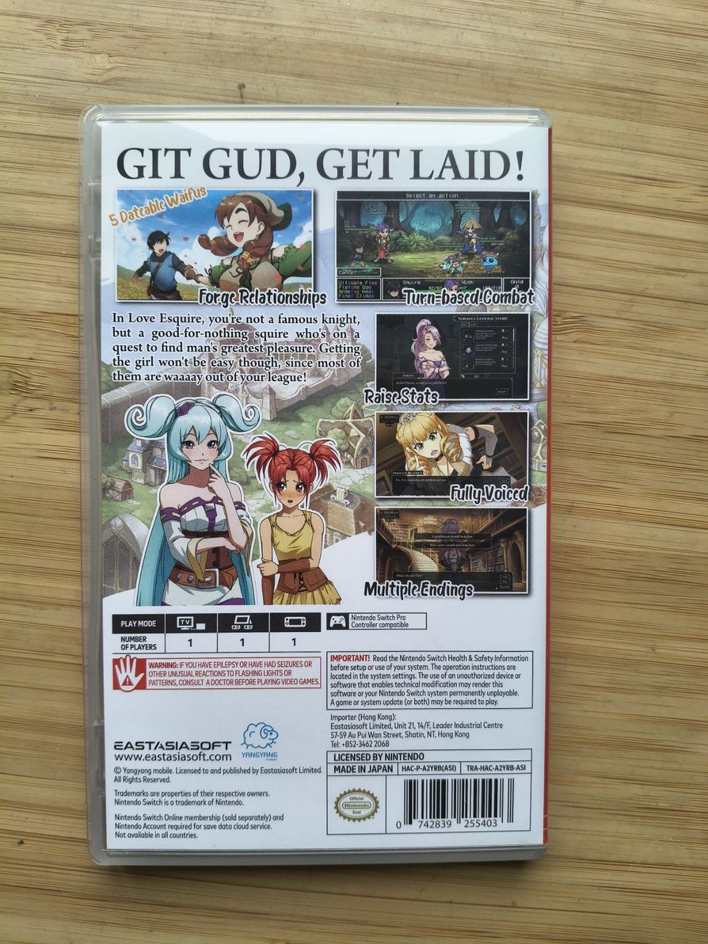 Giochi: Love Esquire (Switch) – Usato da Riedholz venduto da ste_96cd 1