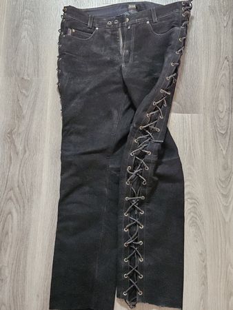 Coole Lederhose Spirit Motors, Gr. M, Top Zustand schwarz