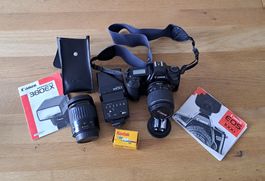 Canon Spiegelreflex Kamera EOS 1000 analog - Fotoapparat