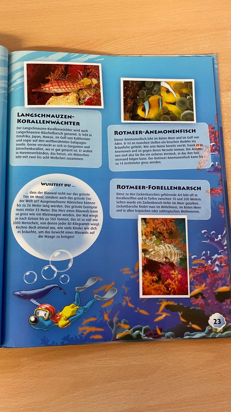 WWF Album: Ocean Mania - Abenteuer Weltmeere – Usato da Glattfelden venduto da markweb 6