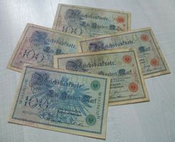 Lot ++ 5 Stück ältere Banknoten aus Deutschland ab 1898