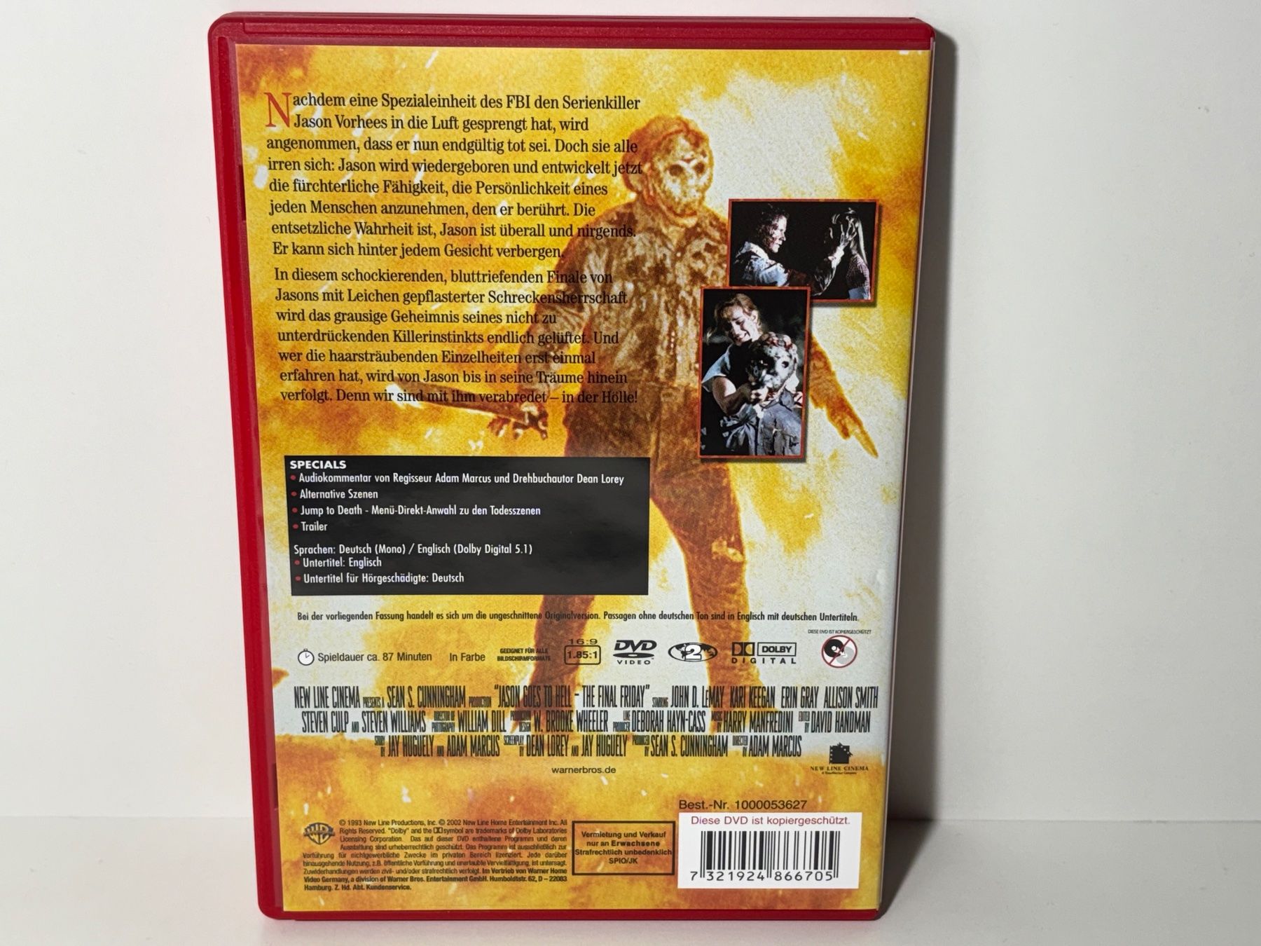 Tutti i DVDs: Jason Goes to Hell DVD Uncut – Usato da Wilderswil venduto da Sstriker 1