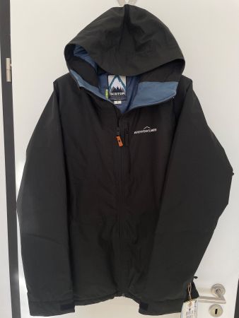 Giacca BURTON Hilltop nera taglia L nuova