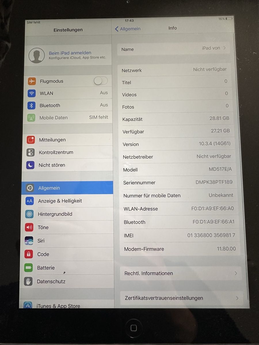 Apple Tablet PC: Apple iPad 4th Generation 2012 – Usato da Bendern venduto da konyali 3