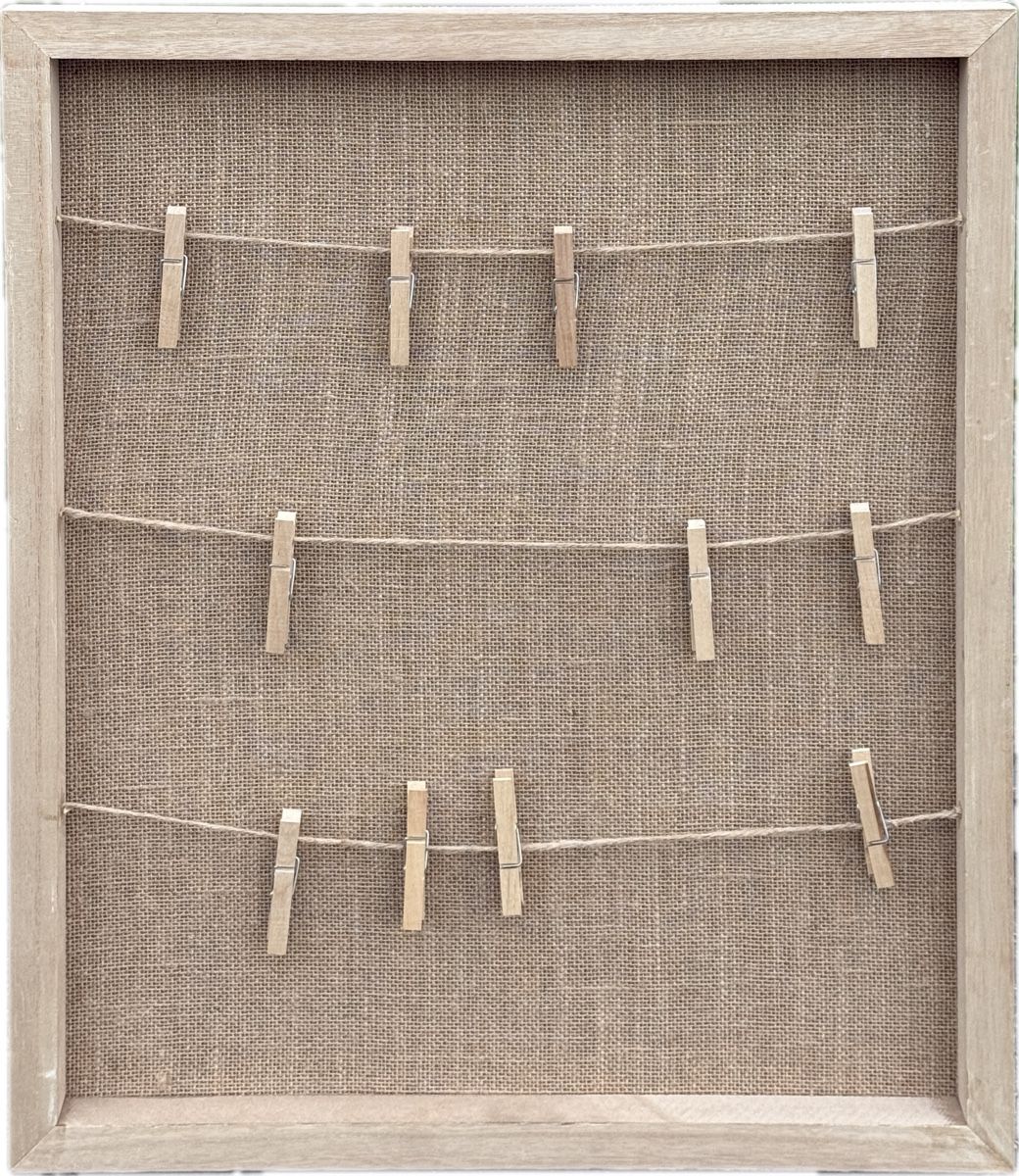 Cornici: Memory Photo Display Board Rustic Wood Home Decor like new – Nuovo (secondo la descrizione) da Zürich venduto da Allwelcome 2