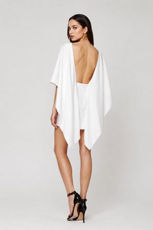 BCBGMAXAZRIA White Cocktail Dress