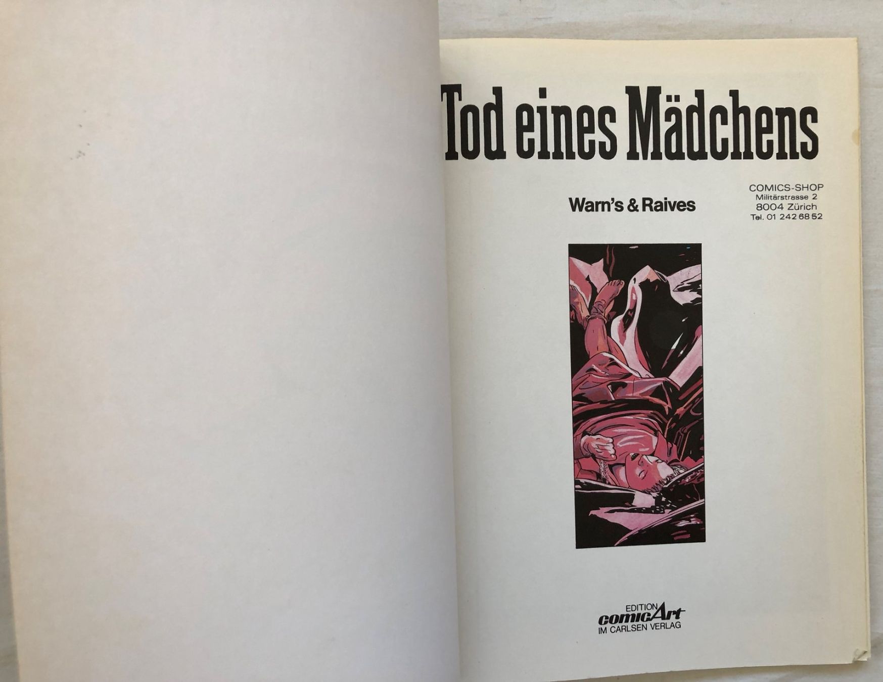 Fumetti: LOU CALE - Band 1 - Tod eines Mädchens – Usato da Schaffhausen venduto da durruti 1