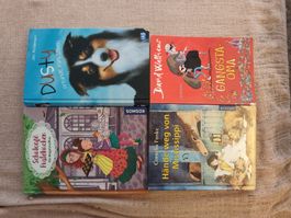 4 Kinderbücher Dusty, Gangsta-Oma, Schulcafé und Mississippi