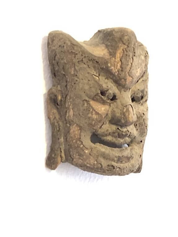 Sonstige Antiquitäten & Kunst: Antike holzmaske aus Tibet – Gebraucht aus Basel von Familymusic