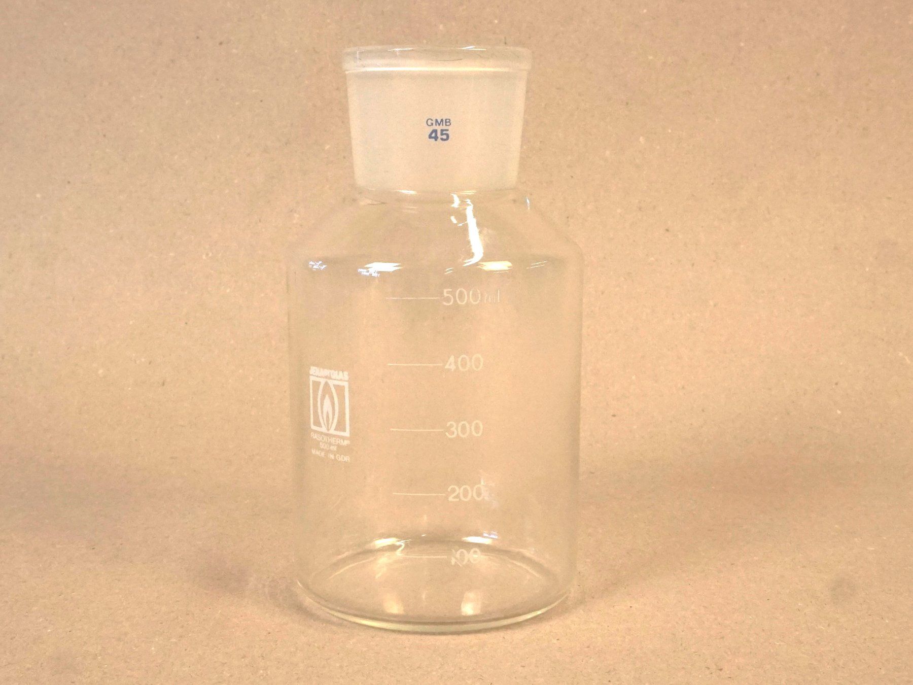 Accessori da laboratorio: Weithalsflasche mit Schliff 500 ml – Usato da Pratteln venduto da Restwert_Pratteln