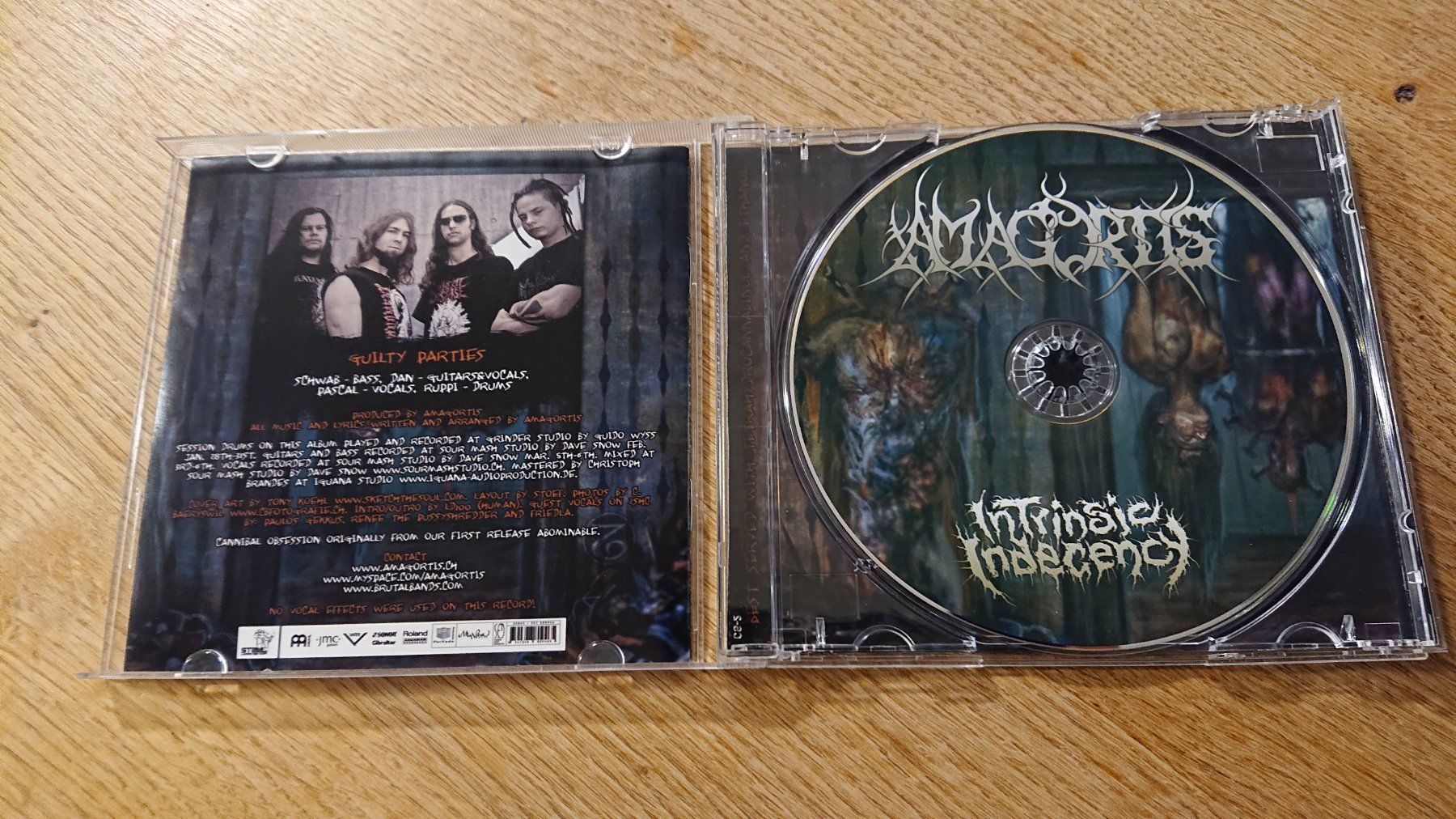 CD: Amagortis - Intrinsic Indecency - CD – Usato da Bönigen venduto da Mis1513 1
