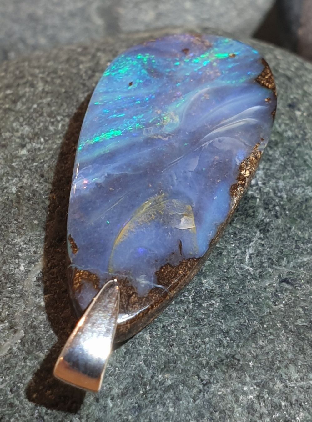 Ciondoli: Anhänger Boulder Opal. – Nuovo (secondo la descrizione) da Niederbüren venduto da Raphael014 2