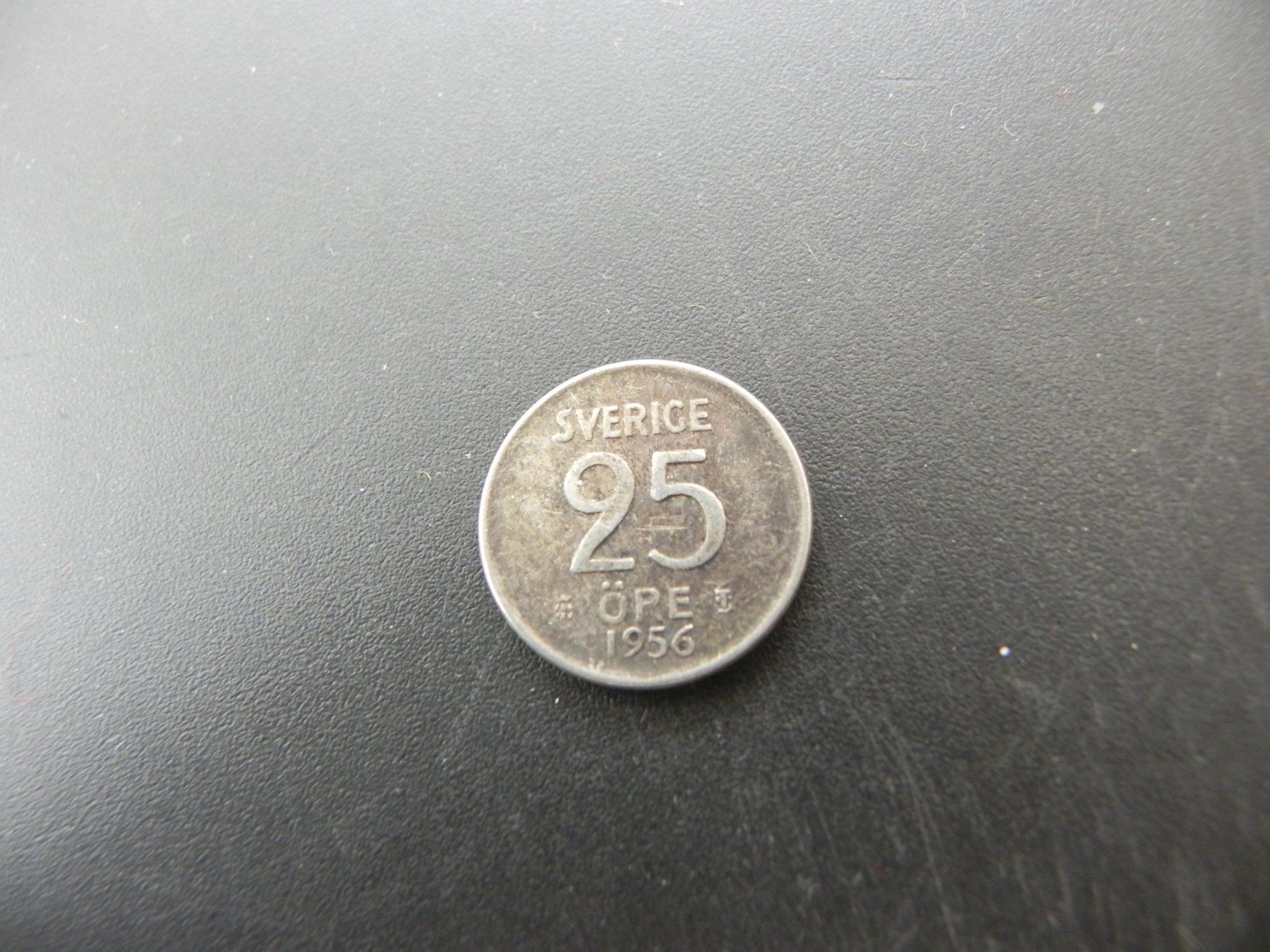 Tutti le monete: Schweden 25 Öre 1956 Silber 2.32 g – Usato da Biel/Bienne venduto da Gogolozi