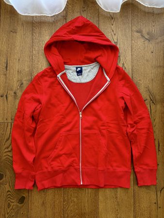 Nike Trainerjacke Zipper Fitness Gym rot vintage Grösse L