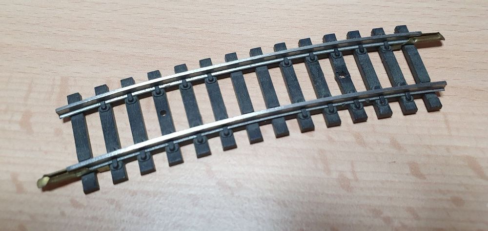 Boîte De 36 Rails Courbes Jouef HO 1/87 - R385 15° - Maillechort - Occasion