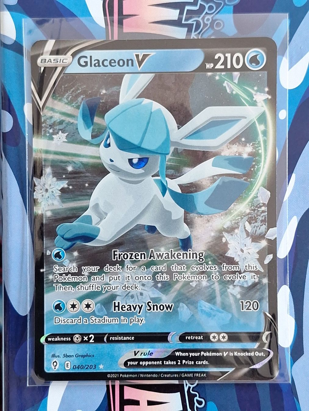 Pokémon Carte collezionabili: Glaceon V - Evolving Skies - #4 – Usato da Altstätten SG venduto da GGsGameshop