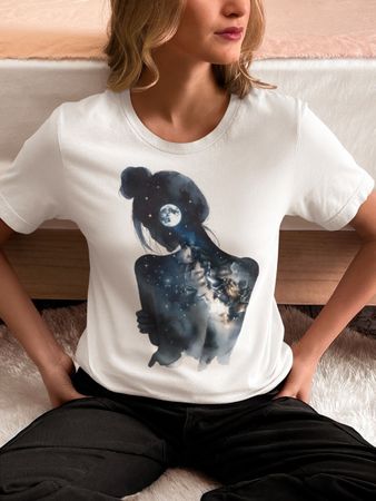 Damen M Baumwolle T-shirt NEU