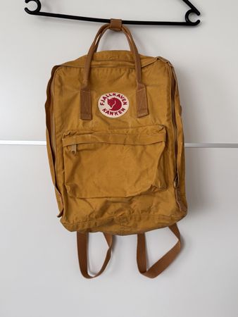 Original Fjällräven Kånken Rucksack, goldbraun, Top!