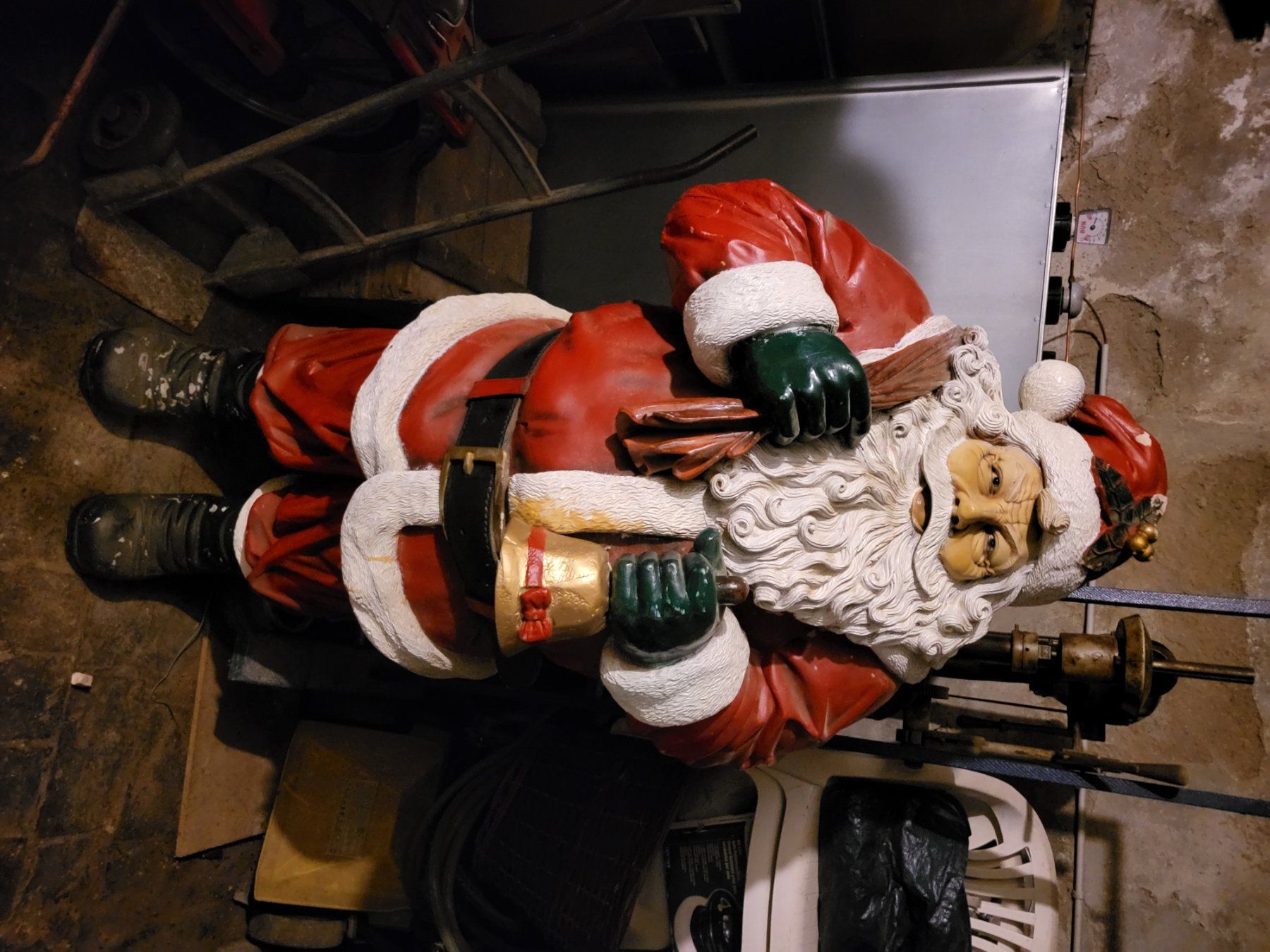 Tutte le decorazioni: lebensgrosser Samichlaus/Weihnachtsmann – Usato da Schwarzenburg venduto da Sunny0290 3