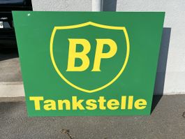 BP Tankstelle Schild, Vintage, Rarität, Top Deko, Grün!