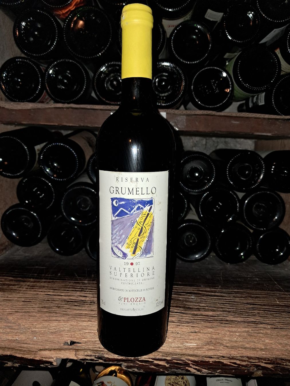 Vino: Plozza Grumello Riserva Valtellina Superiore 1997 – Nuovo e nell'imballaggio originale da Le locle venduto da juliensaran