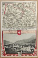 Sehr schöne zweiteilige Karte Parpan um 1910