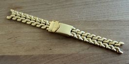 TAG Heuer 432 Edelstahl Armband Echtgold vergoldet NEU