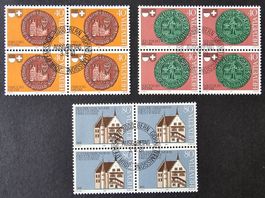 Z 660-662 Satz Stanser Verkommnis/Viererblock ET **/● (1981)