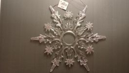 Glitzernde Schneeflocke 25cm - Weihnachtsdeko NEU!!!