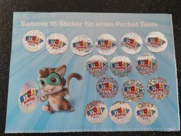 1x volle Karte / Story Mania Sticker 15 Stk.