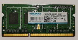Kingmax 1GB DDR3-1333 RAM Speicher