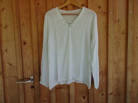 Sportliche hellgrüne Bluse von Dr. Bloom Gr. M - 42485