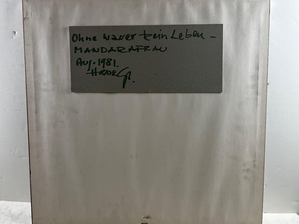 Dipinti: Alltagsleben Afrika - >Mandarafrau> – Usato da Hinwil venduto da Unglaubliche-Treffer 3