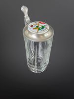 FELDSCHLÖSSCHEN Bierkrug mit Zinndeckel