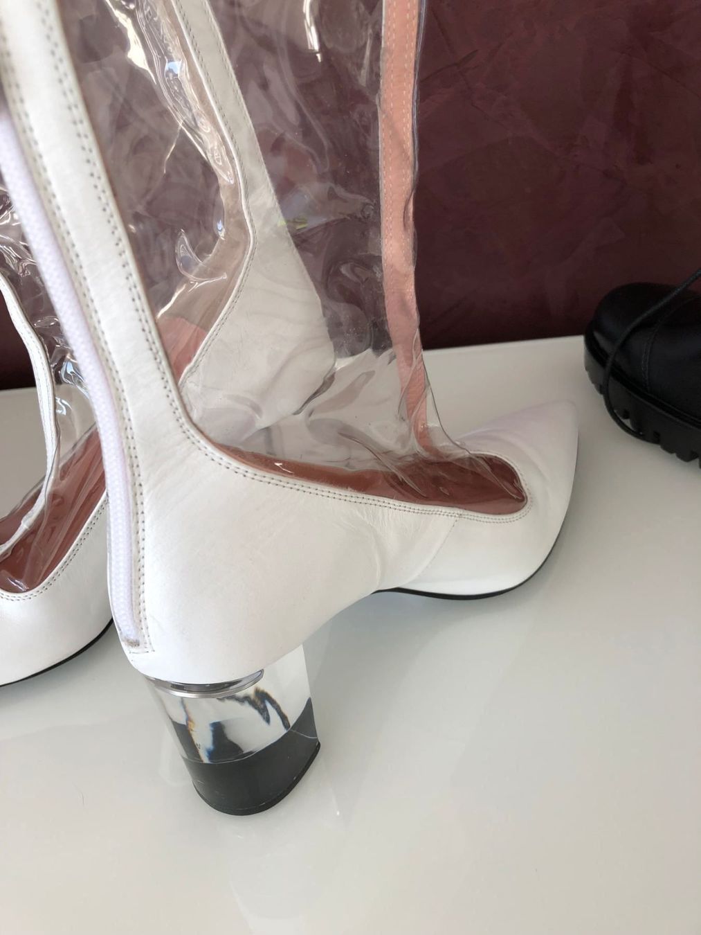 Marc Cain Chaussures femmes: Marc Cain Stiefeletten transparent Gr 37 – Neuf (Voir description) à Volketswil par praxis12 3