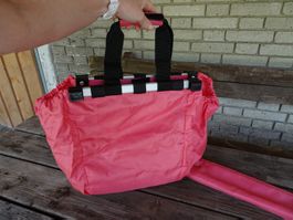 Zusammenlegbare Einkaufstasche stabil Rosa - 424013