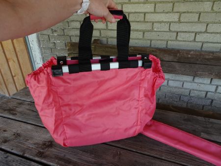 Zusammenlegbare Einkaufstasche stabil Rosa - 424013