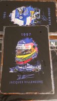 Jacques Villeneuve Champion F1 1997 Blechschild
