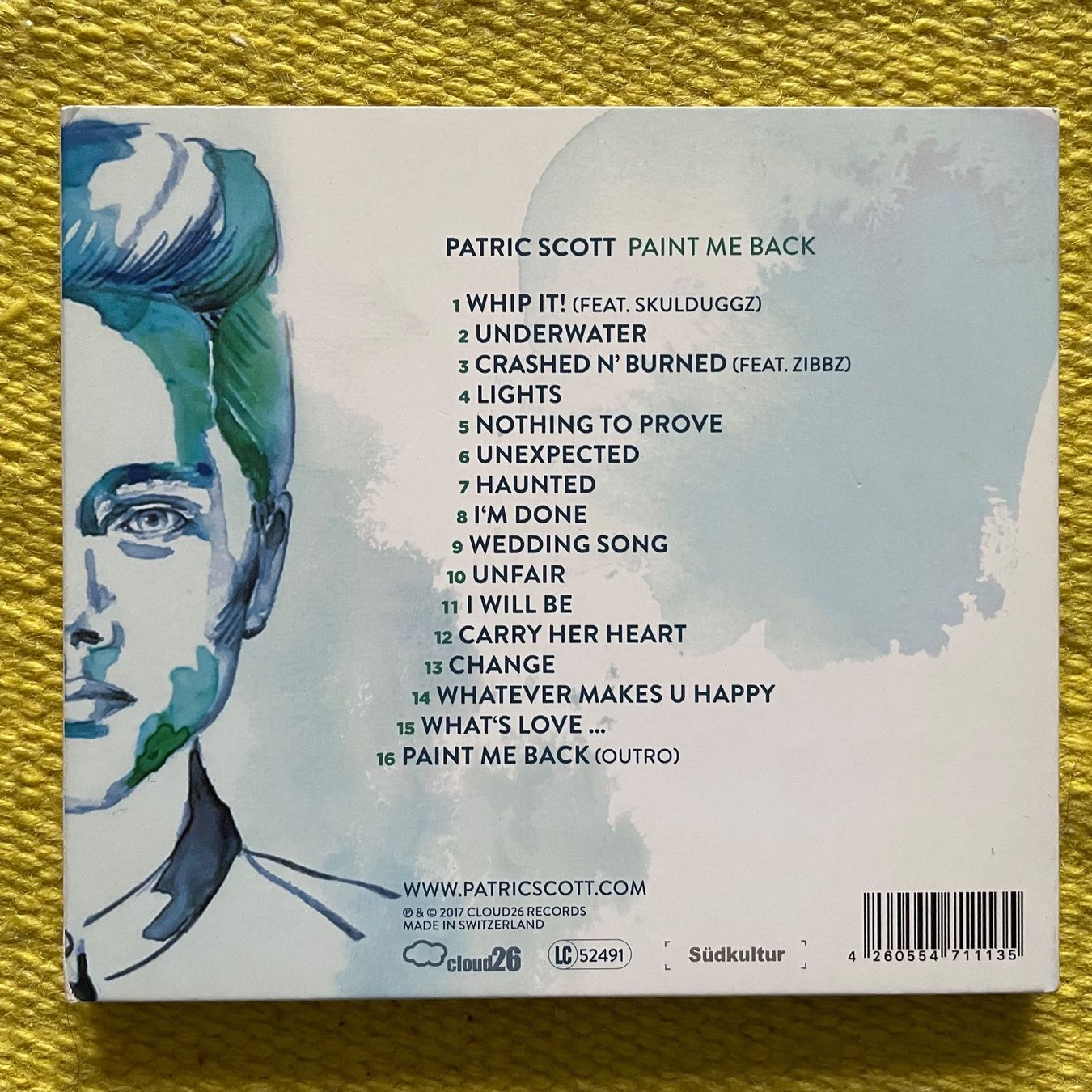 CD: PATRIC SCOTT-PAINT BACK (DIGIPACK) – Usato da Rorschacherberg venduto da CD-Roli 1