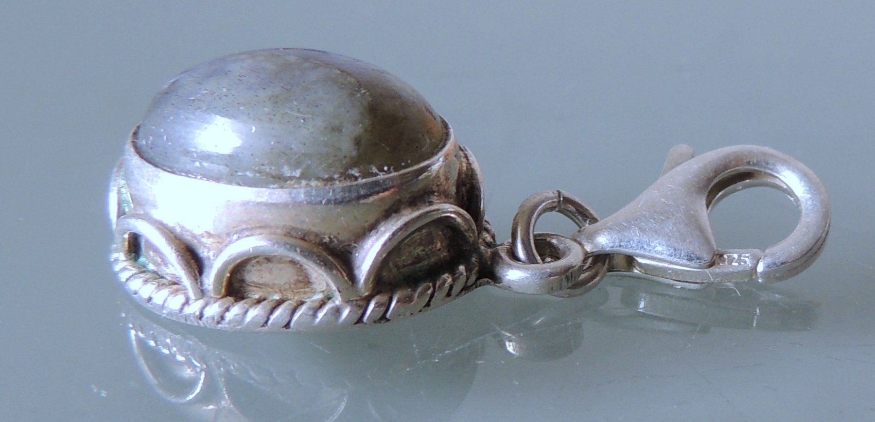 Ciondoli: Silber 925 Labradorit Anhänger – Usato da Waldenburg venduto da schaller707 4