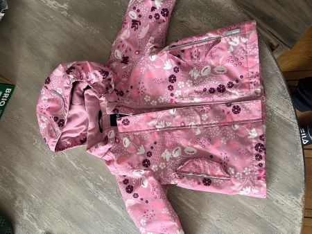 Reima Kinderjacke Gr. 80  rosa gemustert  warm gefüttert