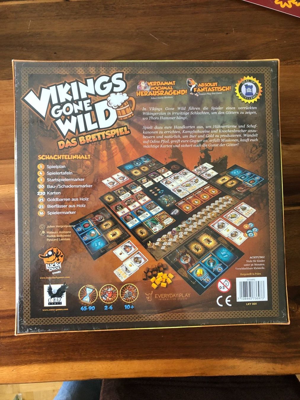 Giochi: VIKINGS GONE WILD - Das Brettspiel – Nuovo (secondo la descrizione) da Delémont venduto da fedo_16 1